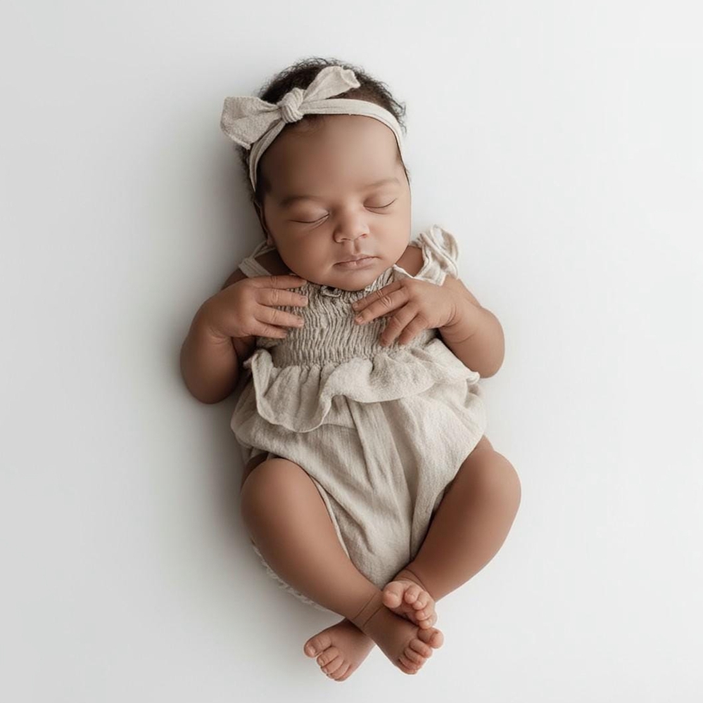 Infant Photography Props Outfit - Acessórios para Fotografia de Recém-Nascidos, Macacão