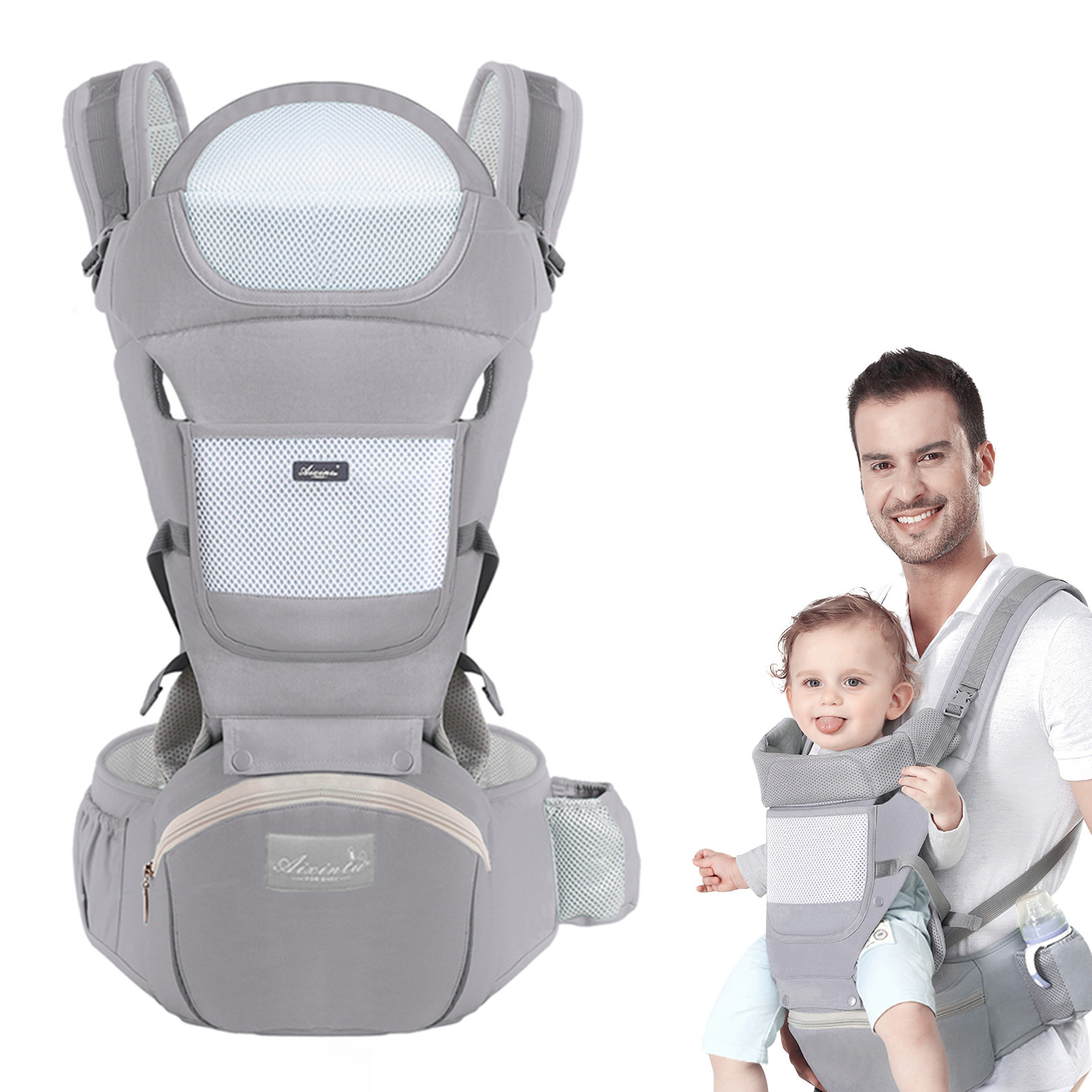 Ergonomic Baby Carrier Newborn To Toddler - Portador de bebê ergonômico infantil multifuncional