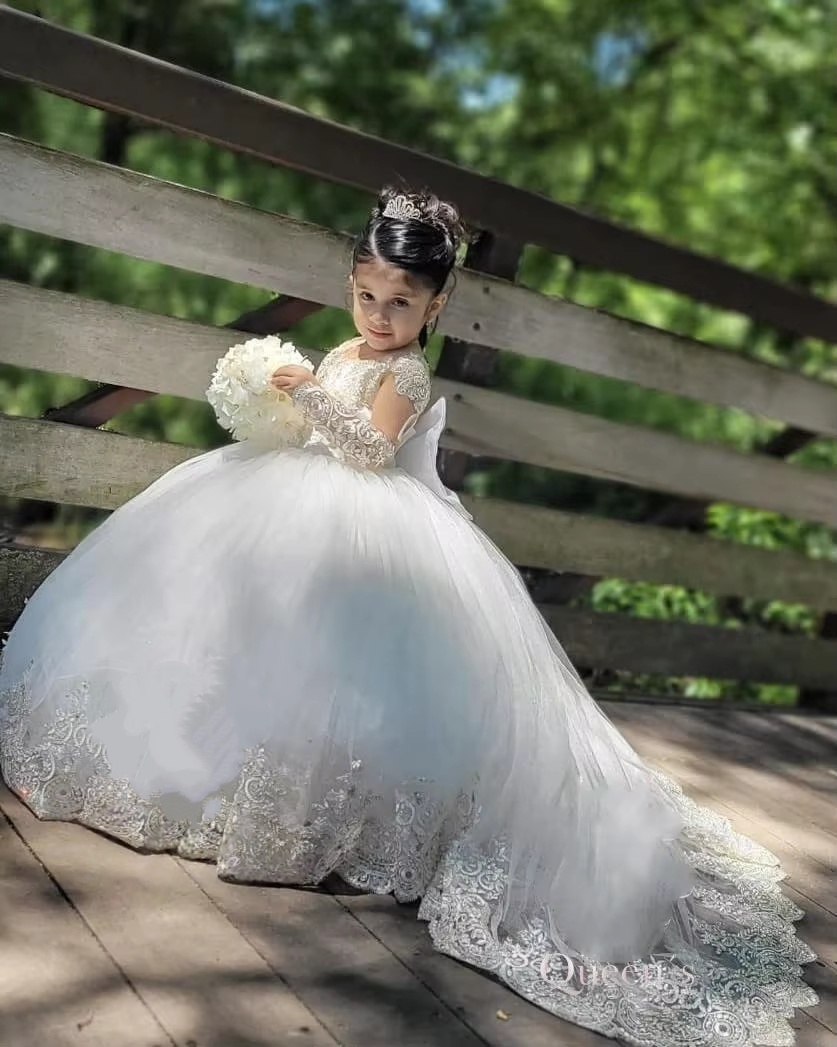Toddler Girl Tulle Party Dress - JDY Vestido de princesa feito sob