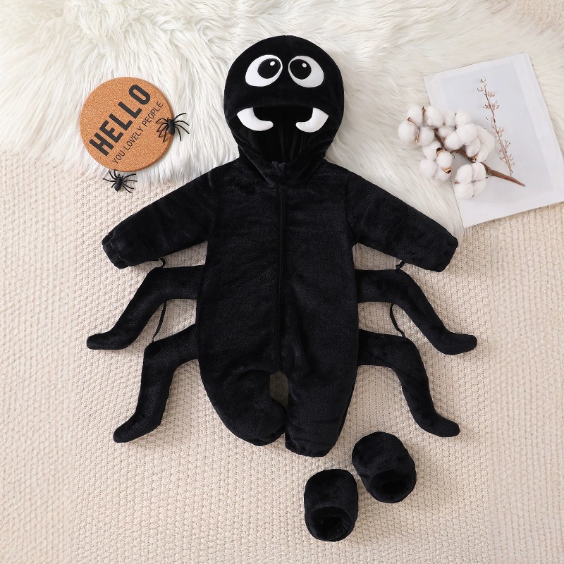 Cotton Baby Onesies Zipper - Macacão de Bebê Recém-Nascido com Capuz