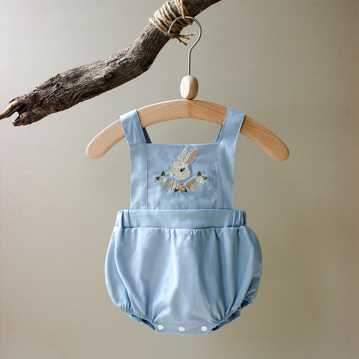 Macacão de Verão para Bebês Me - Baby Summer Linen Sleeveless Jumpsuit avaliação e preço