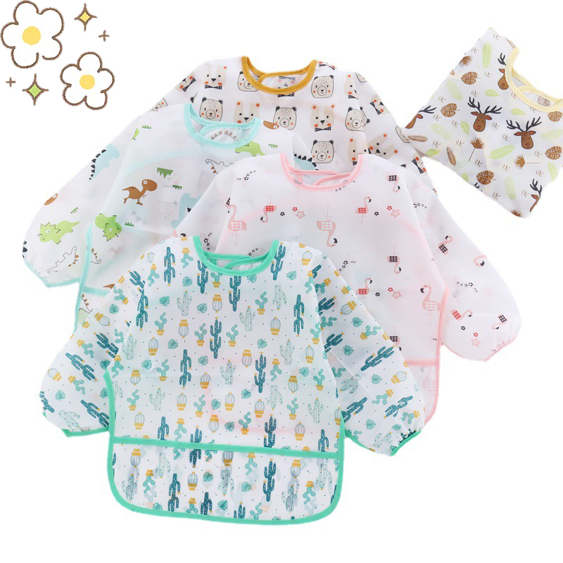 Babador de desenho animado de  - Waterproof Baby Bibs Silicone avaliação e preço