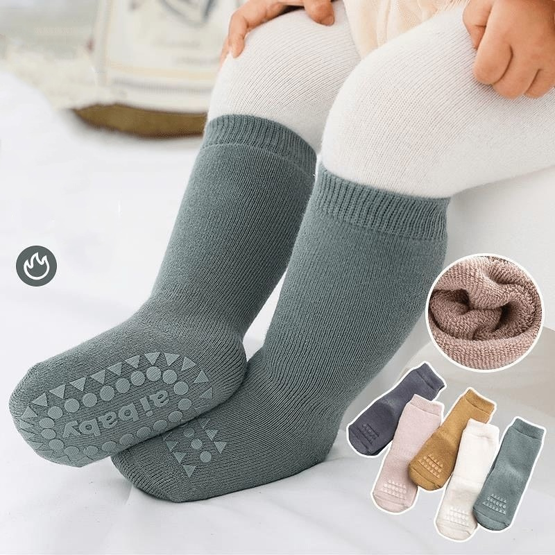 Engrossado crianças meias de c - Unisex Baby Socks Non Slip avaliação e preço