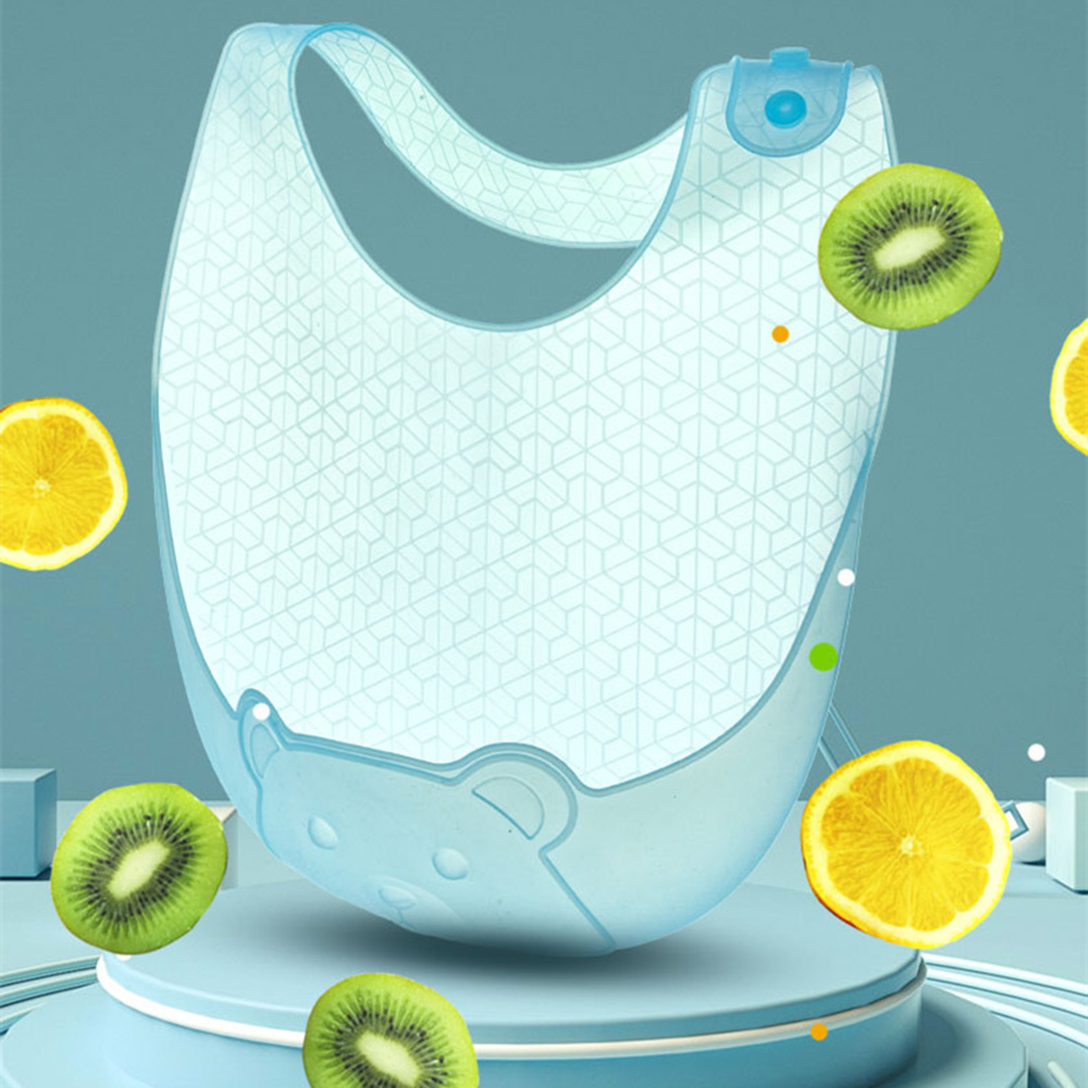 Babador para alimentação de be - Waterproof Baby Bibs Silicone avaliação e preço
