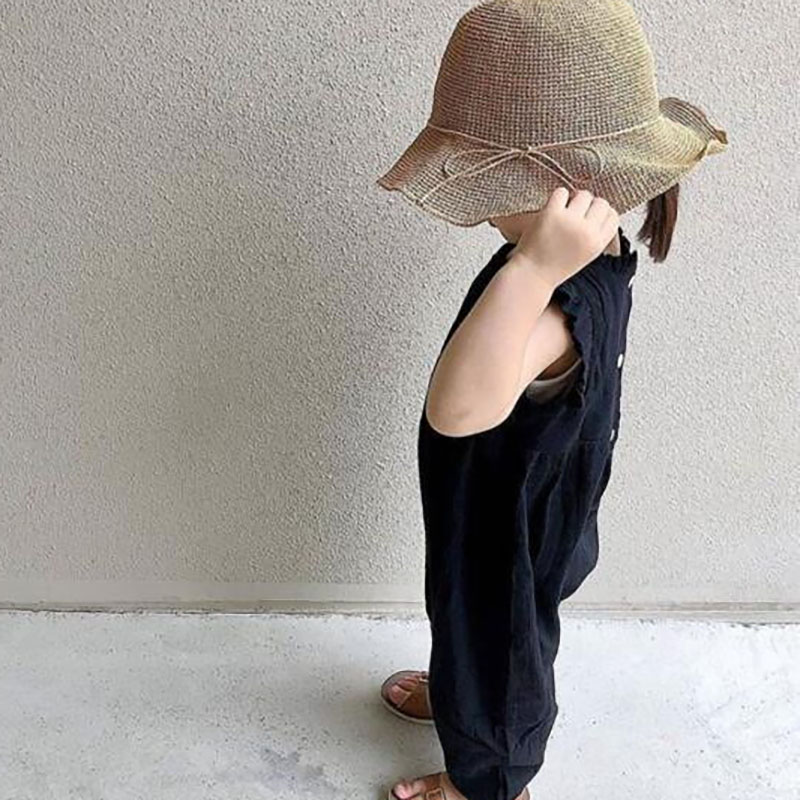 Macacões de Verão 2026 para Be - Baby Summer Linen Sleeveless Jumpsuit avaliação e preço