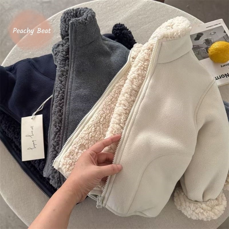 Casaco de Pele Sintética para  - Toddler Boy Winter Fleece Jacket avaliação e preço