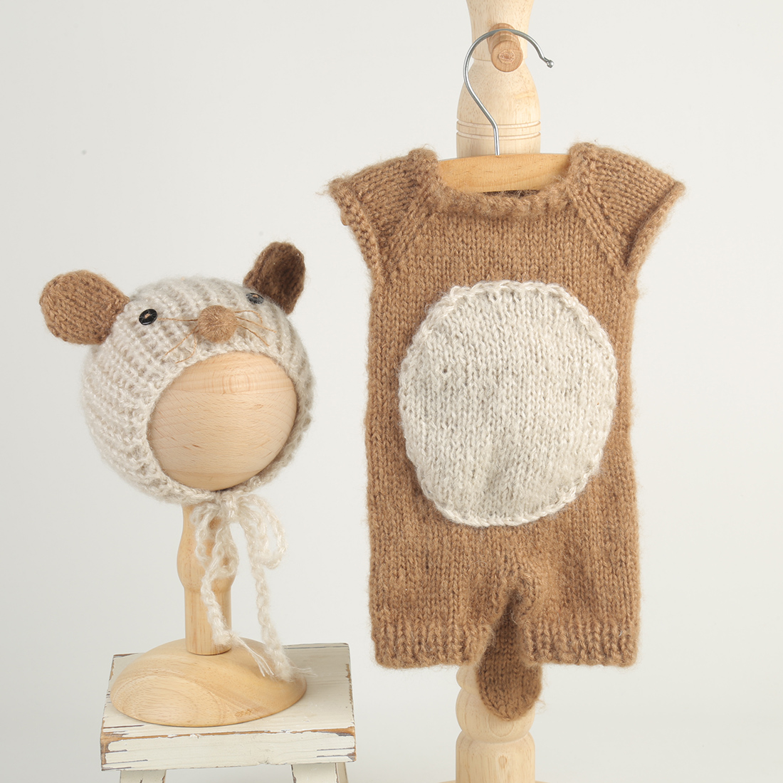 Conjunto de adereços para foto - Infant Photography Props Outfit avaliação e preço
