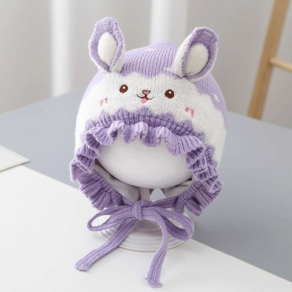 Moda orelha de coelho bebê cha - Infant Beanie Hat With Ears avaliação e preço