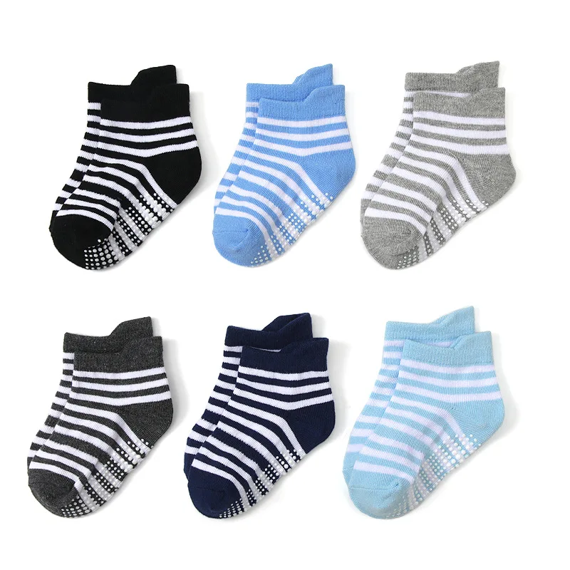 Pacote com 6 Meias de Chão par - Unisex Baby Socks Non Slip avaliação e preço