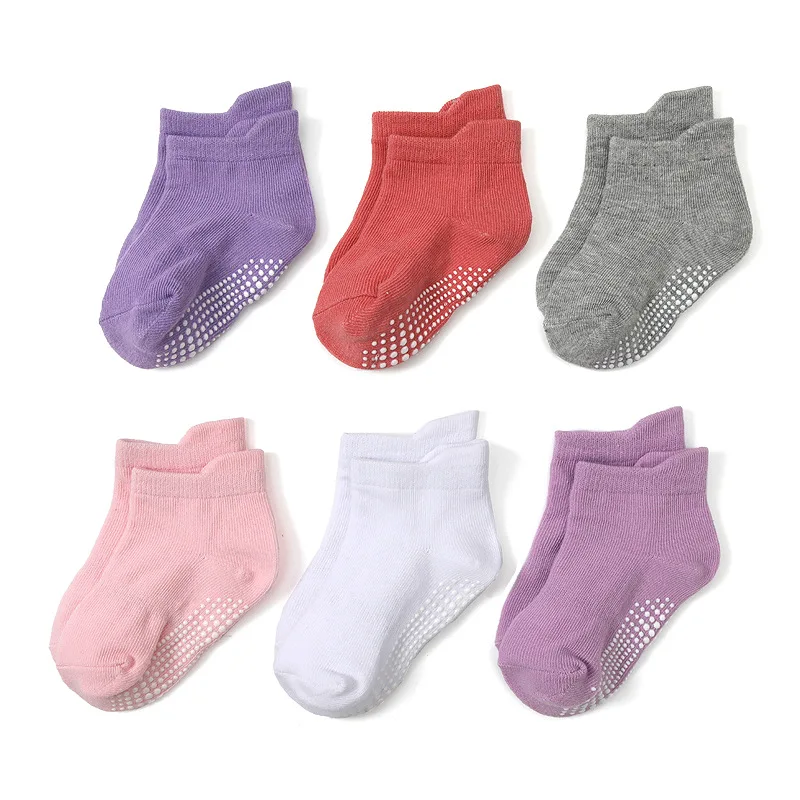 Pacote com 6 Meias de Chão par - Unisex Baby Socks Non Slip avaliação e preço