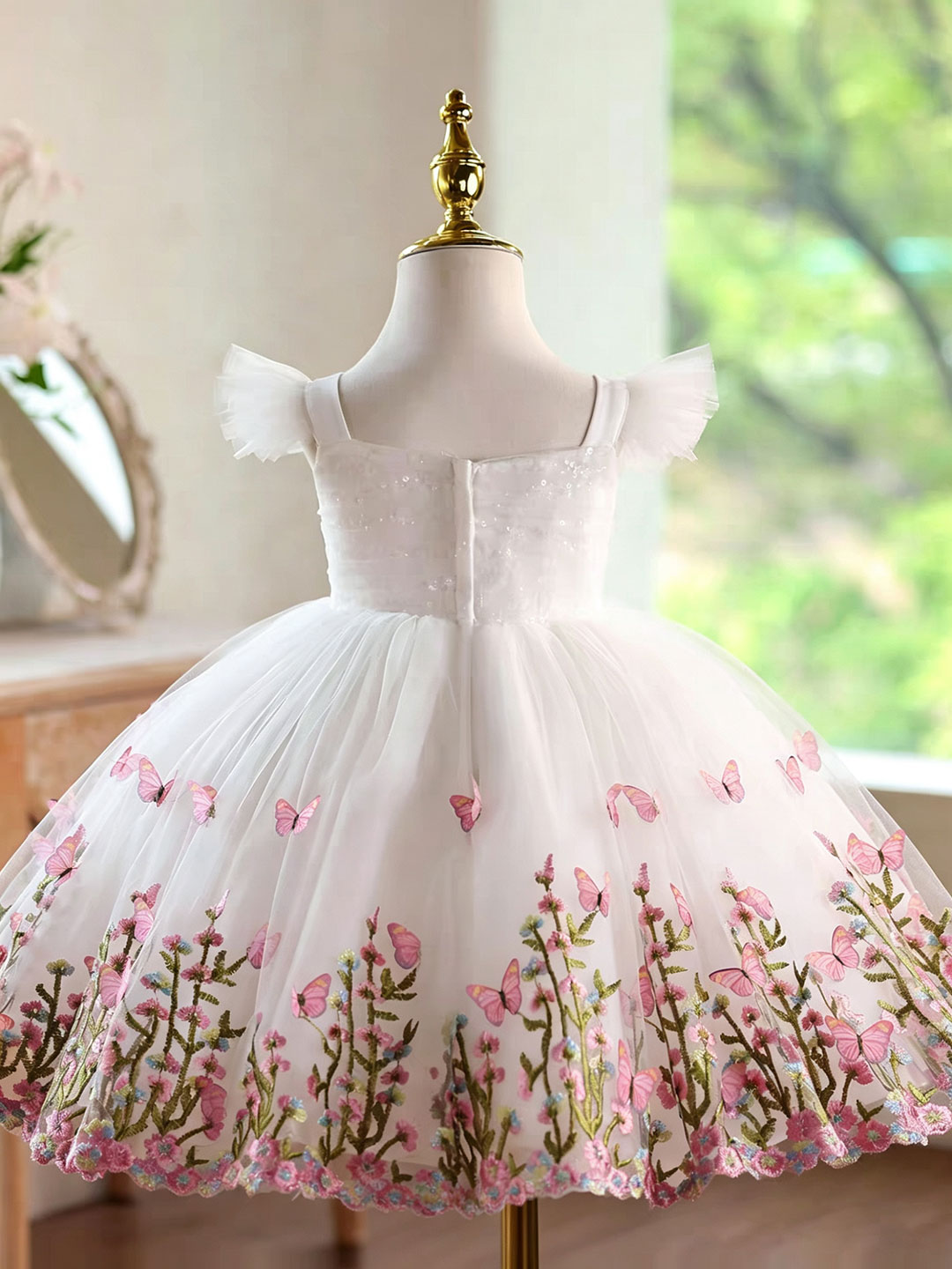 Vestido Infantil Jill Wish D27 - Toddler Girl Tulle Party Dress avaliação e preço