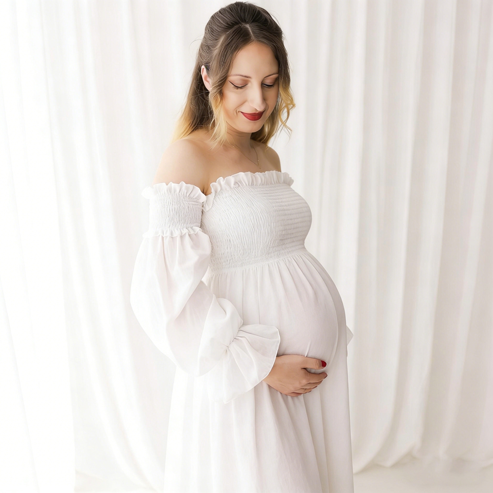 Vestido de Maternidade Branco  - Maternity Wear avaliação e preço