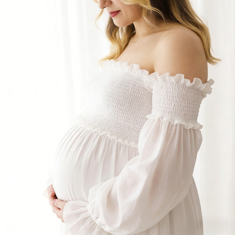 Vestido de Maternidade Branco  - Maternity Wear avaliação e preço
