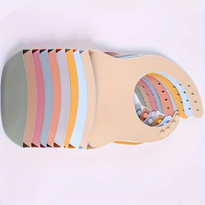 Babadores para bebês à prova d - Waterproof Baby Bibs Silicone avaliação e preço