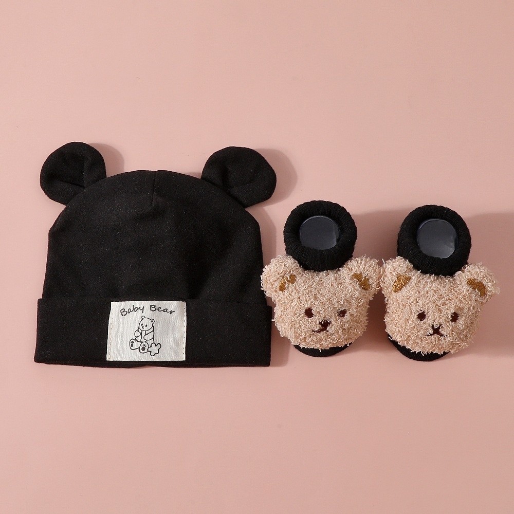 Conjunto de 2 peças: gorro e m - Infant Beanie Hat With Ears avaliação e preço