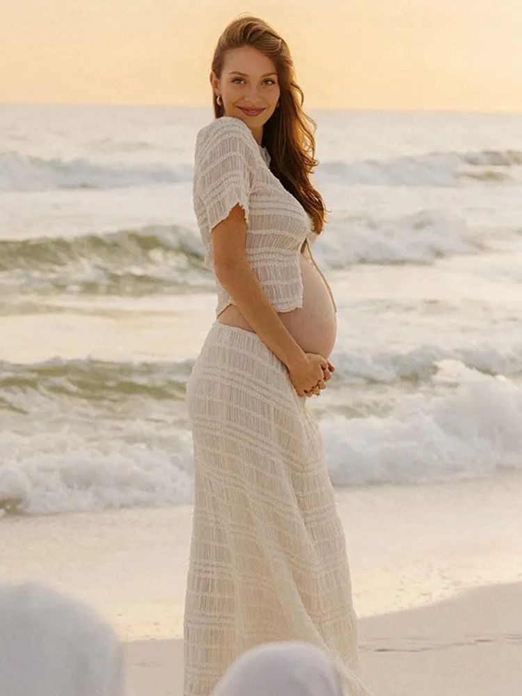 Maternidade photoshoot outfit  - Maternity Wear avaliação e preço