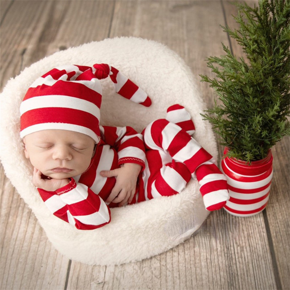 Macacão vermelho para recém-na - Infant Photography Props Outfit avaliação e preço