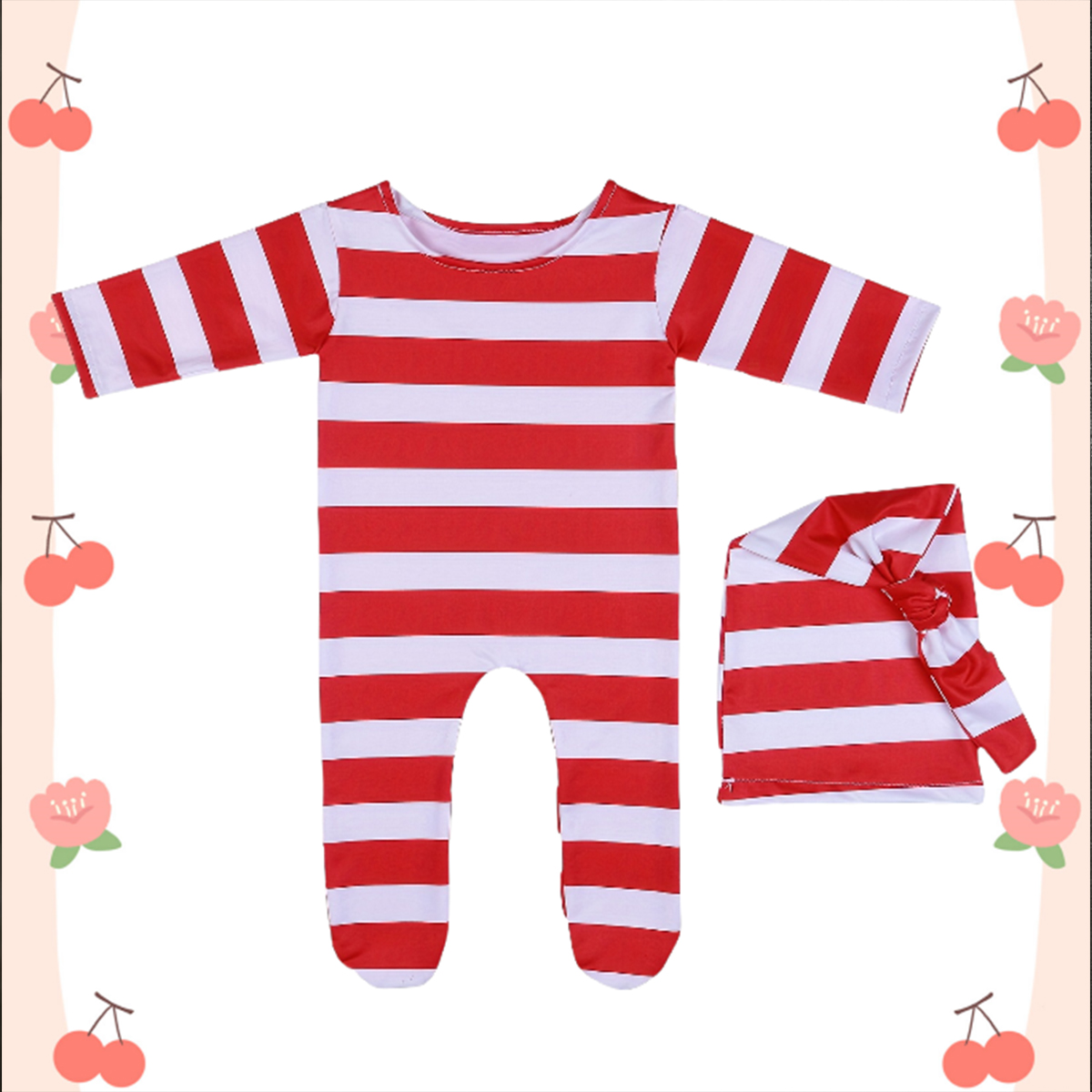 Macacão vermelho para recém-na - Infant Photography Props Outfit avaliação e preço