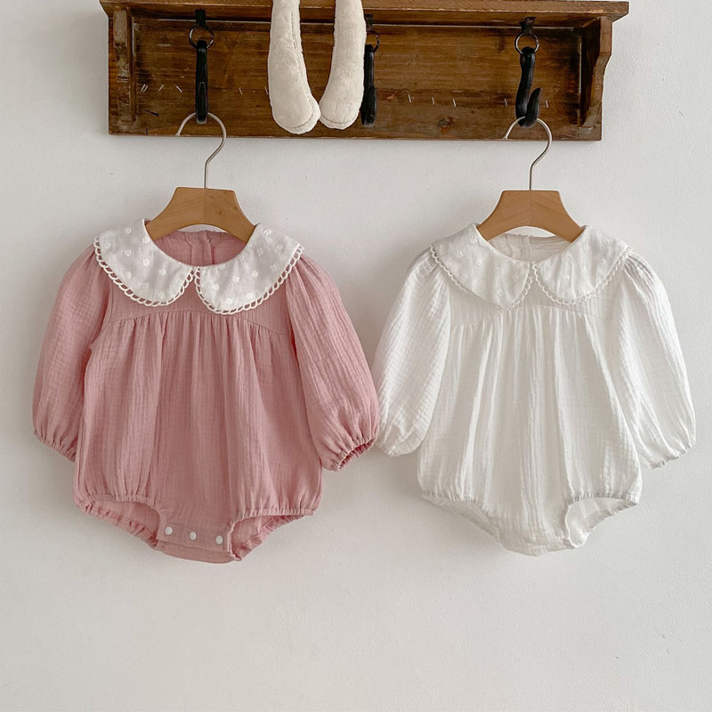 Macacão de peça única com cola - Newborn Baby Girl Romper Floral avaliação e preço