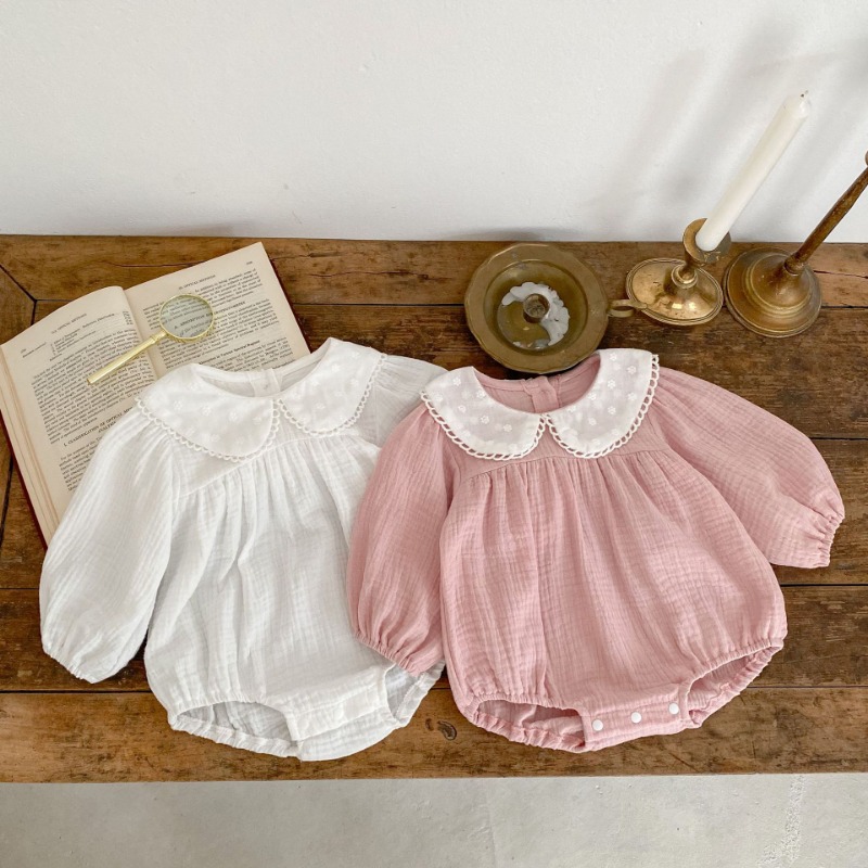 Macacão de peça única com cola - Newborn Baby Girl Romper Floral avaliação e preço