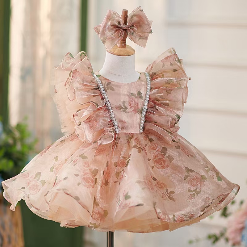 Dreamy voto j225 deslumbrante  - Toddler Girl Tulle Party Dress avaliação e preço