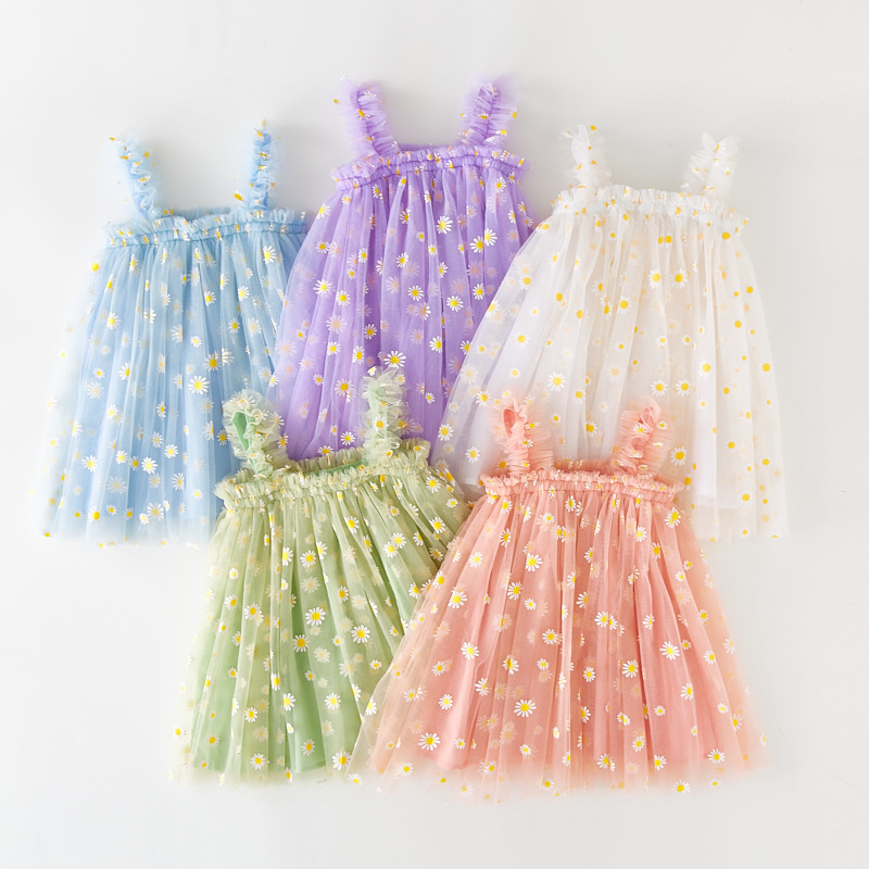 Vestido de tule para bebês men - Toddler Girl Tulle Party Dress avaliação e preço